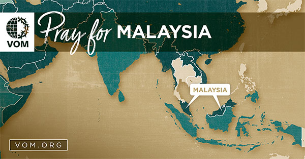 Map of Malaysia's location