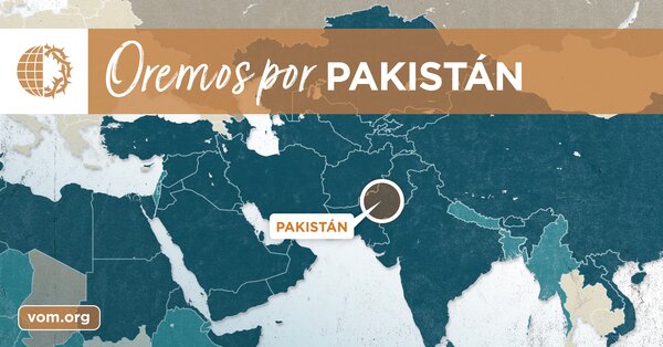 Map of Pakistán's location